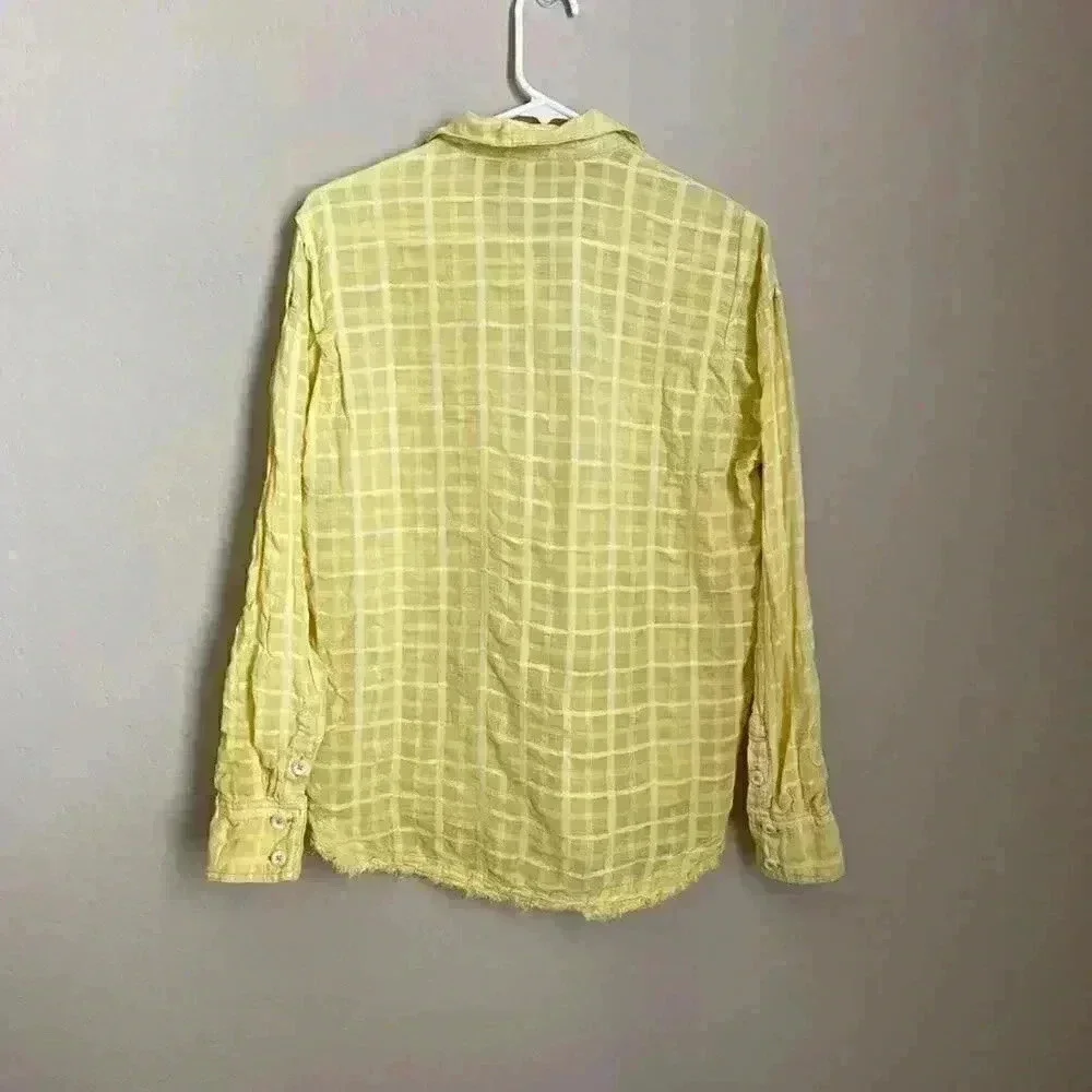 Free People Loveland Solid Button Down‎ Size XS